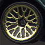 lace wheels gold
